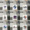 Women Shopper The Great Wave Kanagawa Printed Tote Bag High Capacity Harajuku Handbag Girl Shoulder Shopping Bag Lady Canvas Bag