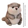 Soft Plush Otter Dolls Chubby Face Animals Stuffed Toys Cute Otter Plush Toys  Birthday Gifts