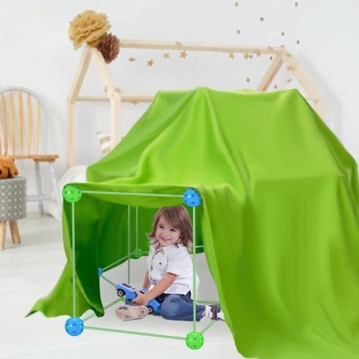 SHOP-STORY- MAGICASTLE : Kit de Construction de Cabanes pour Enfants - 175 pièces