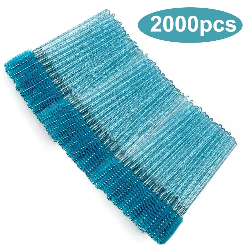 Wholesale 50/1000/2000pcs Spoolies Brushes Applicator Makeup Tools Eyelash Brush Mascara Wands Wholesale Eyebrow Lash Cleaning
