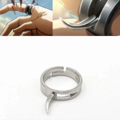 Aanval op Titan Ring Vrouw Annie Leonhart Ringen voor Vrouwen Ani Reonhato Anime Accessoires Mode Cosplay Sieraden Unisex Trinket