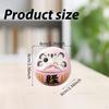 Kleine Keramik Daruma Puppe Japanische Kunst Skulptur Sammlerstück Tischmittelstück Dharma Dekoration
