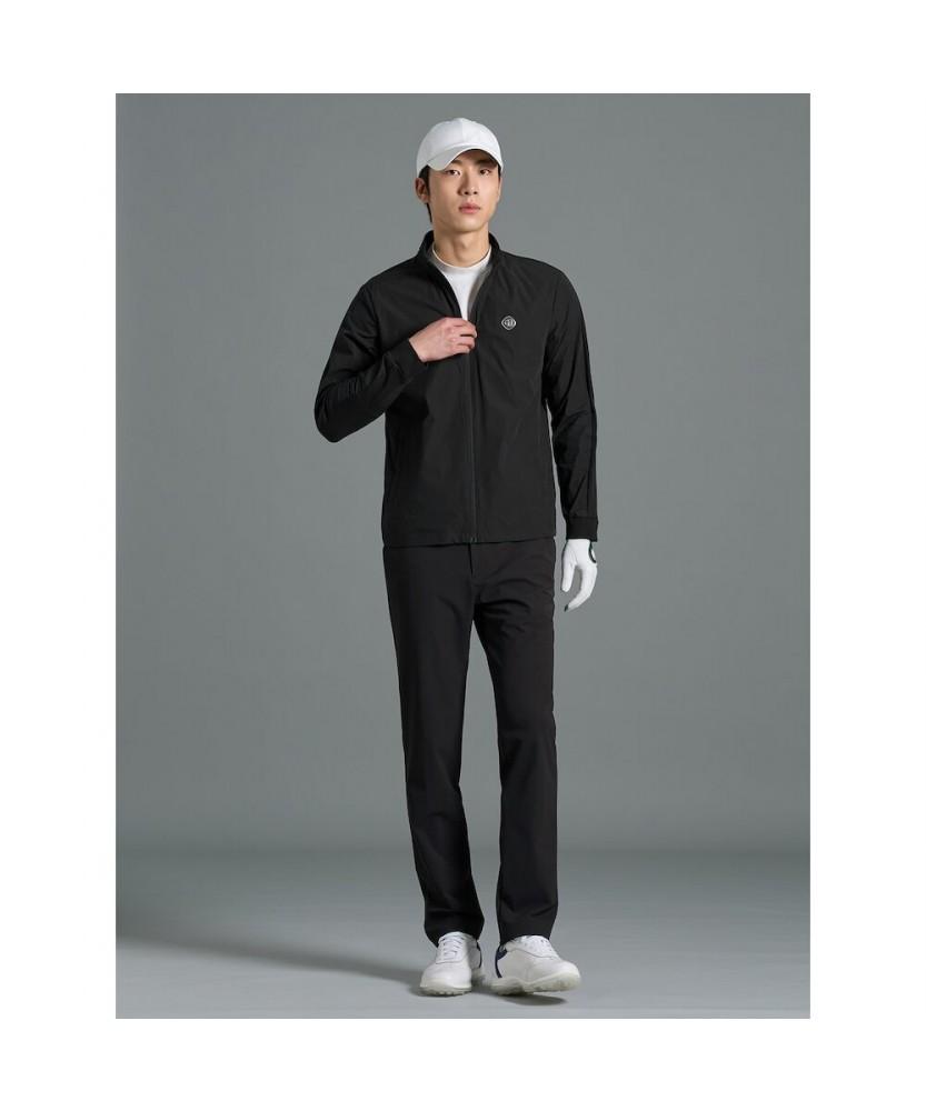 Beanpole Golf [B_Under] Men'S Knit Mix Hybrid Jumper - Black
