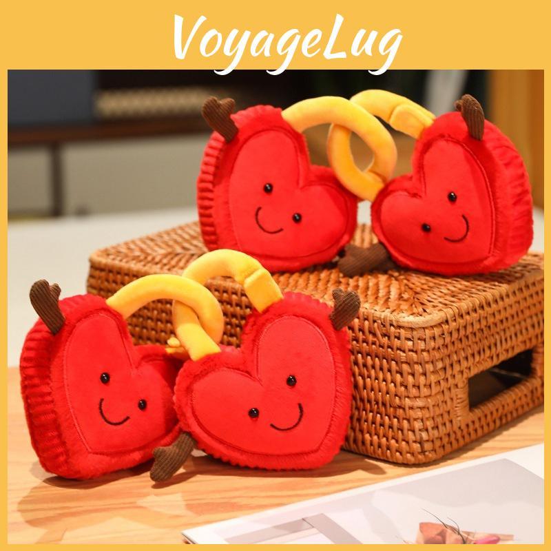 Heart Lock Plush Toy Couple Gift For Valentines Day Romantic Decor