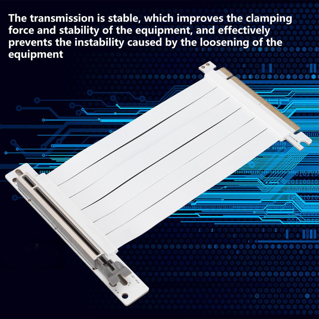 PCI E Extension Cable 15cm 128Gbps High Speed PCI E X16 3.0 Riser Card for Graphics Card Sound Card   Card