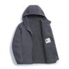 Women's Double-Sided Fleece Sherpa Hooded Windproof Velvet Jacket for Autumn and Winter