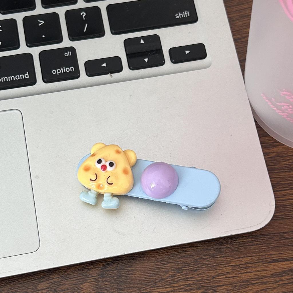 Cute Cartoon Jelly Bean Hair Clips - Fun and Sweet Accessories for Girls