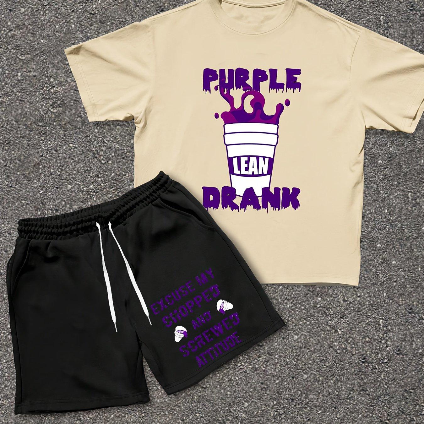 

Американский хип-хоп Y2K Креативный принт «Яд» Мужской костюм Летний Мужской и женский Новый Ретро Мода Уличная одежда 4XL