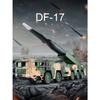 1/50 DF-17 Raketenstart Spielzeugmodellauto Druckguss Metall Sound Licht Simulation Militärische Miniaturmodelle Sammlung Geschenke
