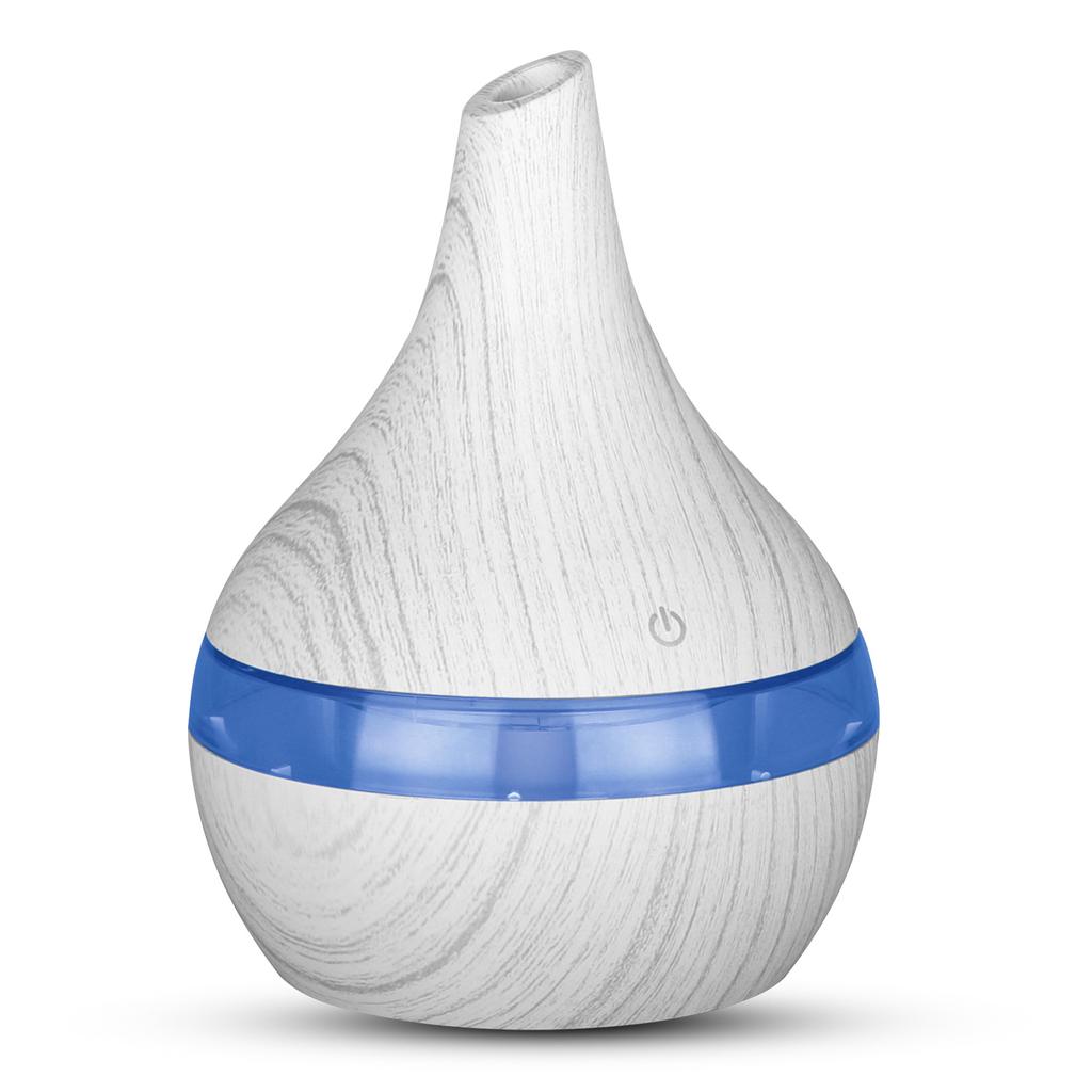 Zvlhčovač vzduchu Difuzér esenciálních aromatických olejů Ultrazvukový zvlhčovač vzduchu s USB, mini výrobník mlhy, imitace dřeva
