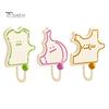 Durable Hooks for Kitchen Organization Cartoon Puzzle Key Hook, Heavy Duty Traceless Plastic Wall Hanger, Mounted Storage Keys Space Saving