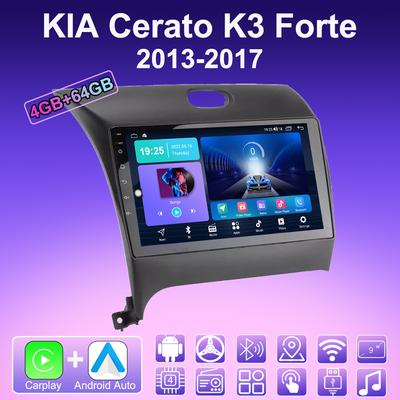 2 DIN Android Carplay Autoradio für KIA Cerato K3 Forte 2013-2017 Multimedia-Player Head Unit Stereo-Navigationsgerät BT WIFI 4+64GB