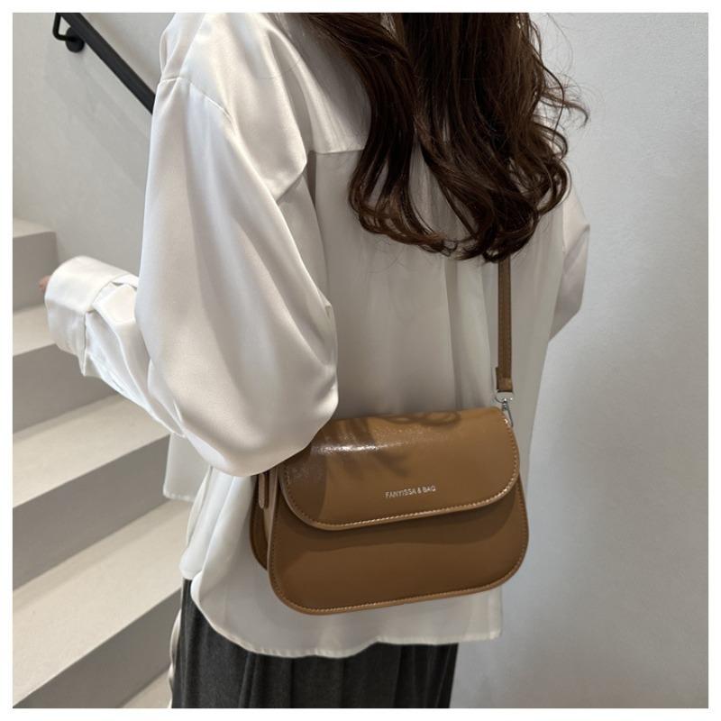 Solid Color Small Bag Women's Summer New Simple Small Square Bag High-end Versatile Shoulder Messenger Bag