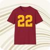 Lynn Swann USC Trojans #22 Koszulka z koszulką NCAA - Nadruk z przodu i z tyłu