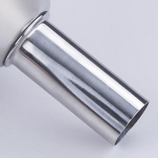 3 Sizes Stainless Steel Kitchen Funnels Set with Ergonomic Handle Clamp Ring Dishwasher