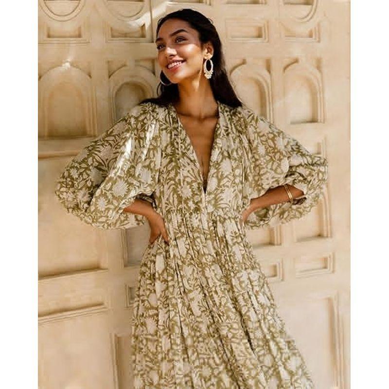 Floral Fashion Printed Dress for Women Floral Fashion Print Dress Women