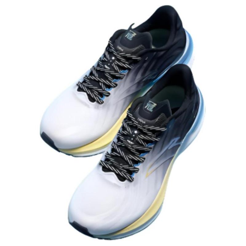 Anta Champion 3rd Gen PRO Cushioning, Wear Resistant Low top Running Shoes Men's White Black Blue Sneakers 112425561-3