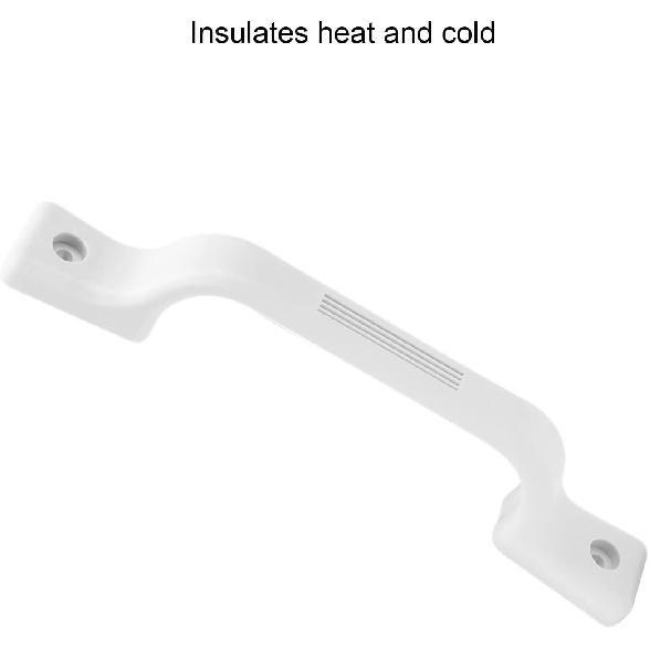 Akozon Grab Handle,Rv Door Handle Grab Bar 9.25in Plastic Rv Entry Handle Grab Bar White for RV Trailer Camper Motor Home Yacht