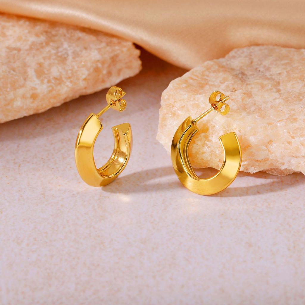 2025 Luxury Titanium Steel Earrings - No Fade, High-End Feel