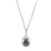 Les Trésors De Lily [E9072] - White 'Liquorice' Silver Necklace