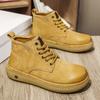 Men Boots Winter High Top Leather Shoes Fashion  Shoes Fashion Ankle Boots Business Casual Outdoor Shoes Male Sneakers New