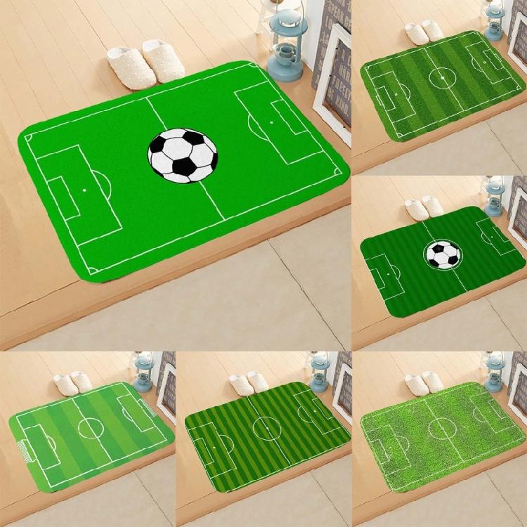 Floor Decor Mats Doormat Anti-skid Entry Bedroom Football Field Ground Floor Mat