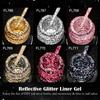 5ml Reflective Glitter Liner Nail Gel Polish Gold Silver Red Sparkling Nail Supplies UV/LED Varnish Painting Gel