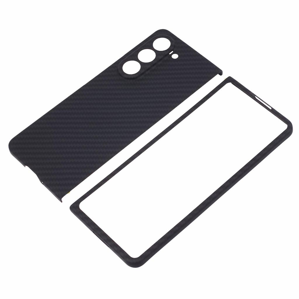 Für Samsung Galaxy Z Fold6 5G Hülle 1500D Grobe Textur Aramidfaser Handyhülle Präziser Ausschnitt