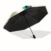 1pc White Cat Cartoon Umbrella, Portable 3-Fold Compact Umbrella, Suitable for Camping, Hiking and Travel, Ideal Easter Birthday Gift for Family