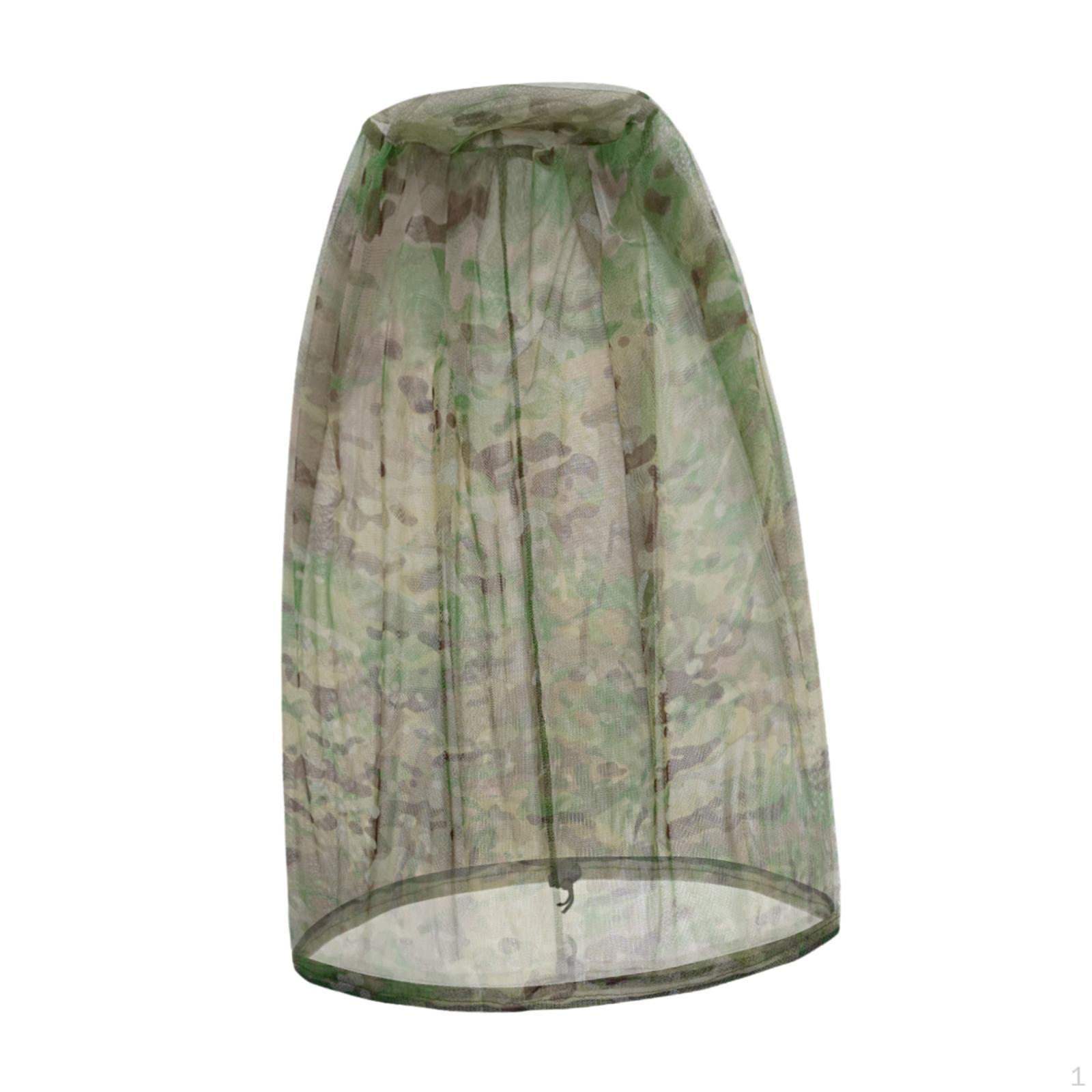 

Москитная сетка для головы, капюшон, защитный экран для лица от птиц, для путешествий, скалолазания, прогулок на свежем воздухе Camo