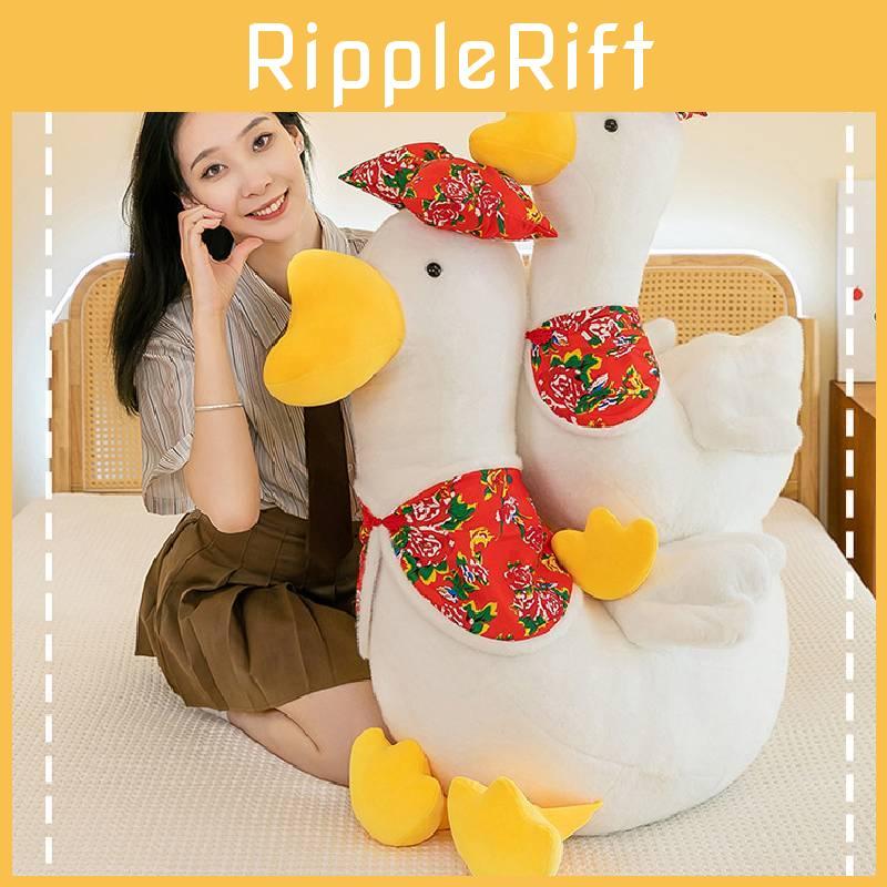 Plush Goose Toys Flower Cotton Jacket Dolls Room Decoration Gifts Festivals