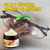 Lens Scratch Remover 30g Long-Lasting Cleaner Polishing with Sponge Eye Glass Scratch Remover for Cleaning Car Fog Watch Screen