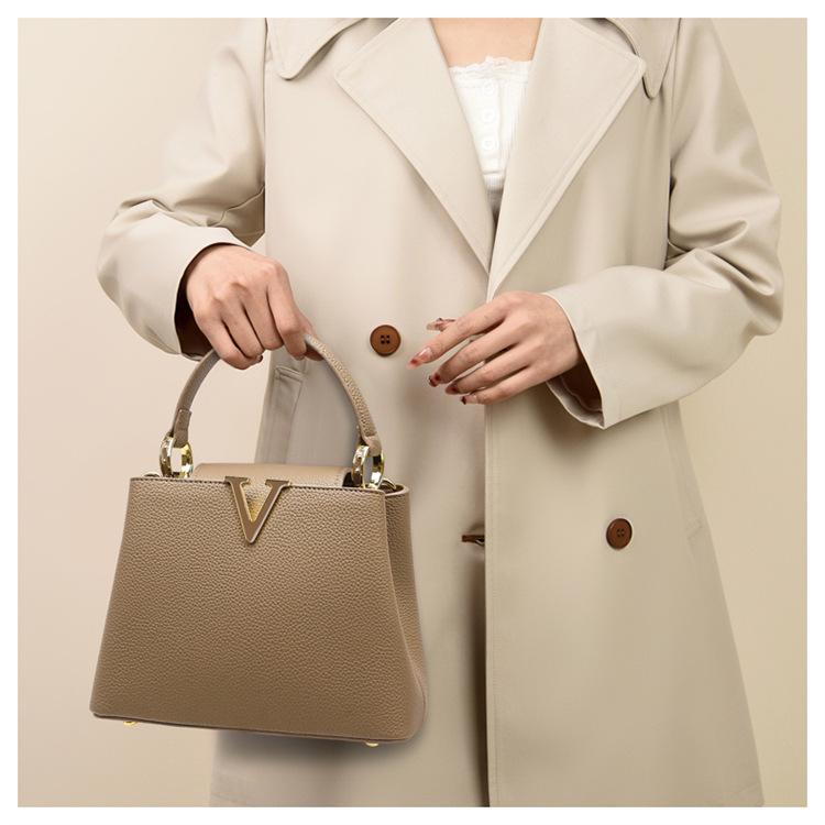 Women's 2025 Fashion Versatile Large Capacity Bucket Crossbody Handbag