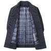 Winter Men's Double-sided Cashmere Coat, Mid-length Wool Woolen Down Liner Jacket, Middle-aged Dad Top