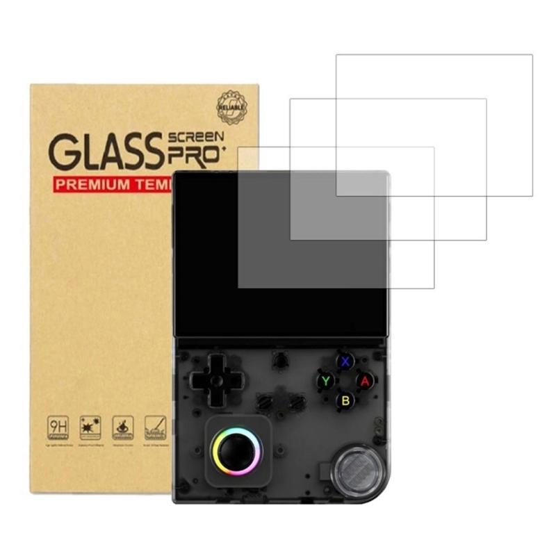Screen Protector Game Console Tempered Glass Film for RG40XXV RG40XX V Full Screen Shatterproof Film Easy Installation