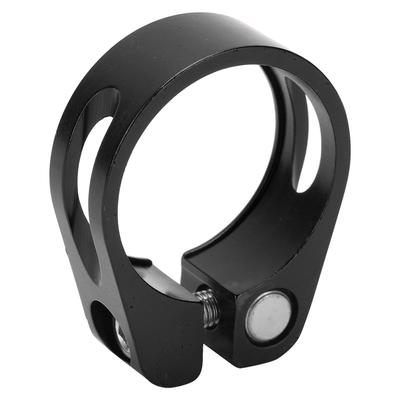 31,8mm Fahrrad Sattelstütze Klemme Rohr Clip Aluminium Legierung Fahrrad Quick Release Sattelstütze CollarBlack