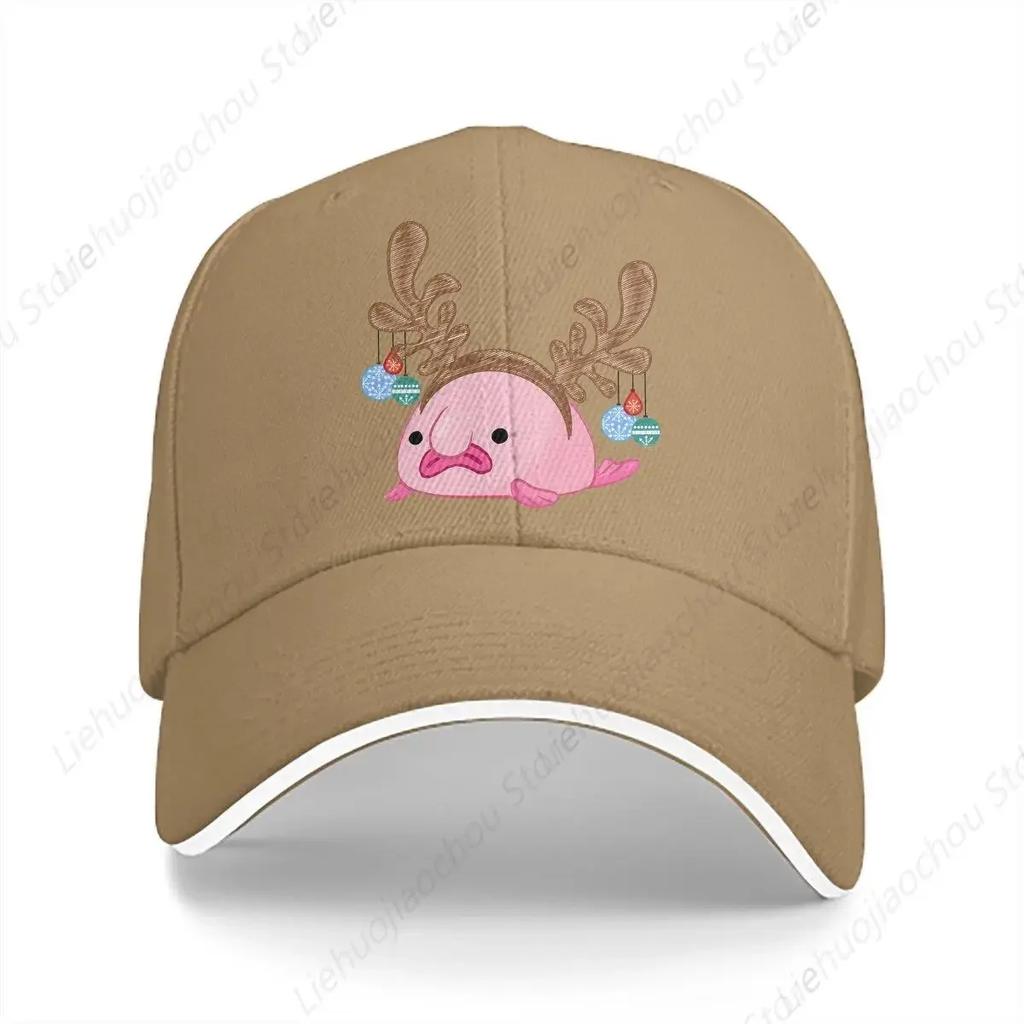Reindeer Baseball Cap Unisex Hats Visor Protection Snapback Blobfish Ugly Fish Gifts Caps