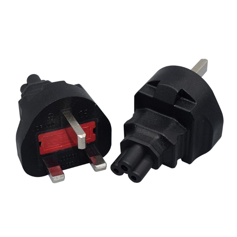 US 3 Prong Power Cord Power Plugs,3 Pin Male to IEC320 C5 Female Laptop Power Conversion Plugs