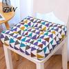 Soft High-elastic PP Cotton Office Chair Pad Modern Stylish Cushion, Ultra Square Geometric or Cushion for Kitchen Chairs Plant Prints, 15.75"x15.75"