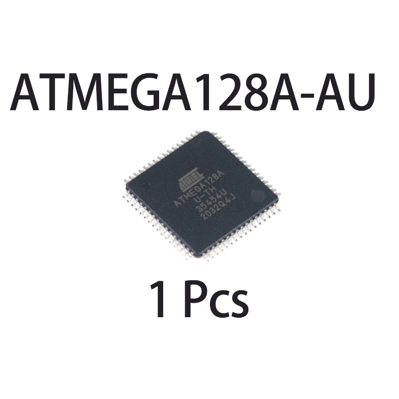 1/5/10/30/50/100Pcs Surface Mount ATMEGA128A-AU TQFP-64 Package 8 Bit AVR Microcontroller Integrated Circuit Chip