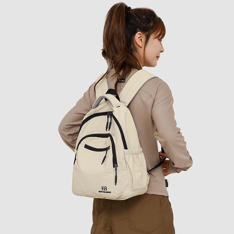 Schoolbag new backpack Korean version fresh male and female students schoolbag large capacity simple lightweight travel backpack