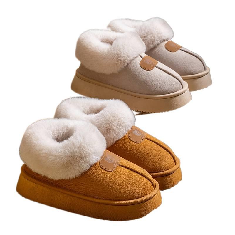 Thick-soled snow boots autumn and winter bags heel warm new cotton slippers