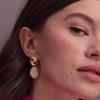 Fashion Creative Gold Color Water Drop Earrings for Women Simple Party Wedding Jewelry