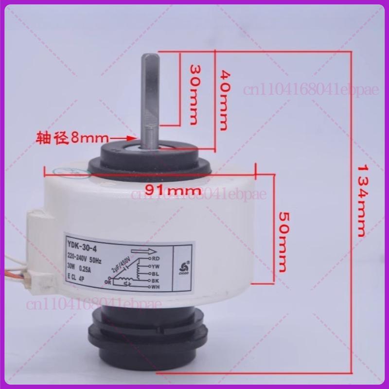 Für Chigo Klimaanlagenmotor Lüfterteile YDK-30-4 AC220V 30W