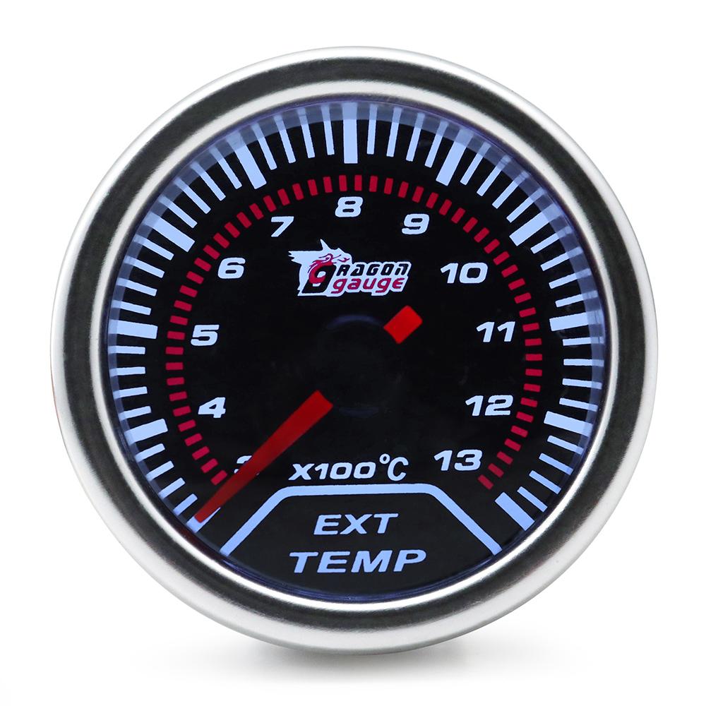 Boost/Vacuum/Water Temp/Oil Temp/Oil Press/Voltage/Tachometer/Air Fuel Ratio/EGT Gauge 52mm Analog Led White Case