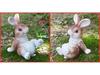 Little Rabbit Resin Figurine for Bonsai Landscaping and DIY Decor