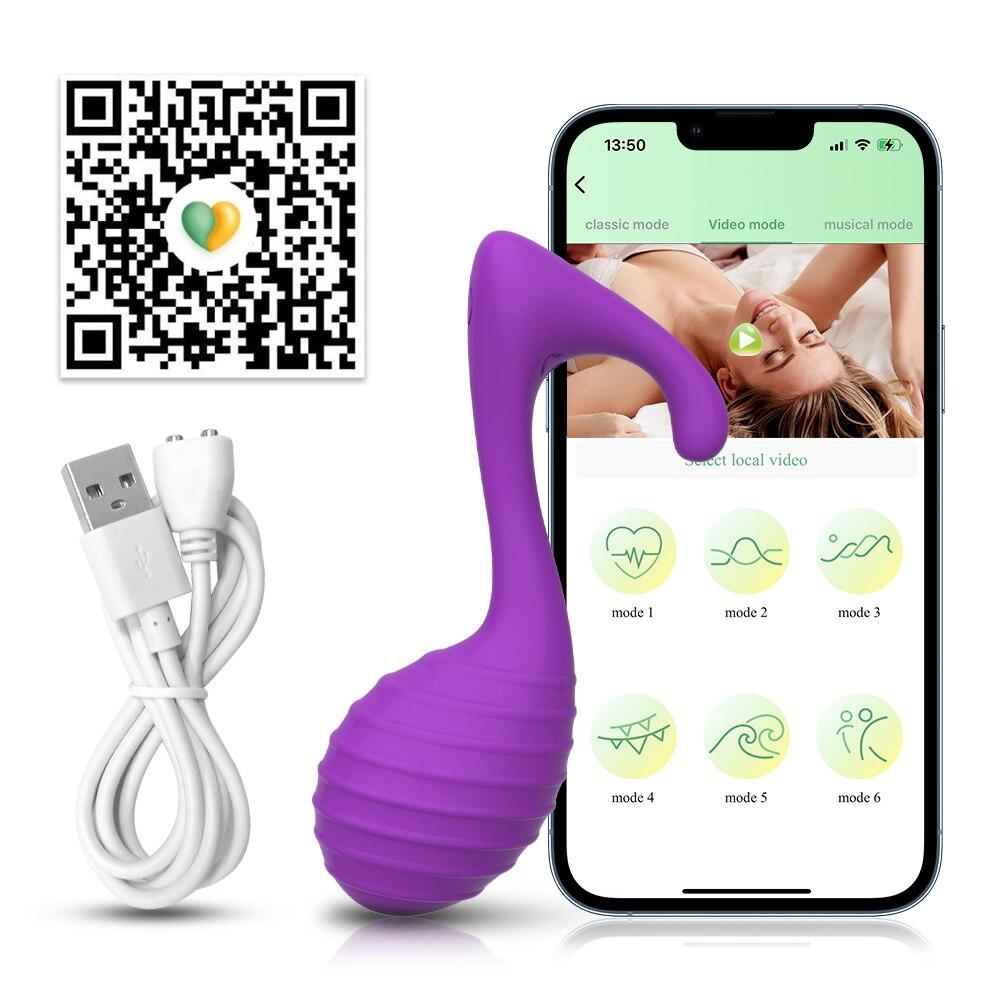 Bluetooth-Dildo-Vibratoren für Frauen, Orgasmus, kabellose APP-Fernbedienung, G-Punkt-Höschen, vibrierende Eier, Sexspielzeug für Erwachsene, Paare