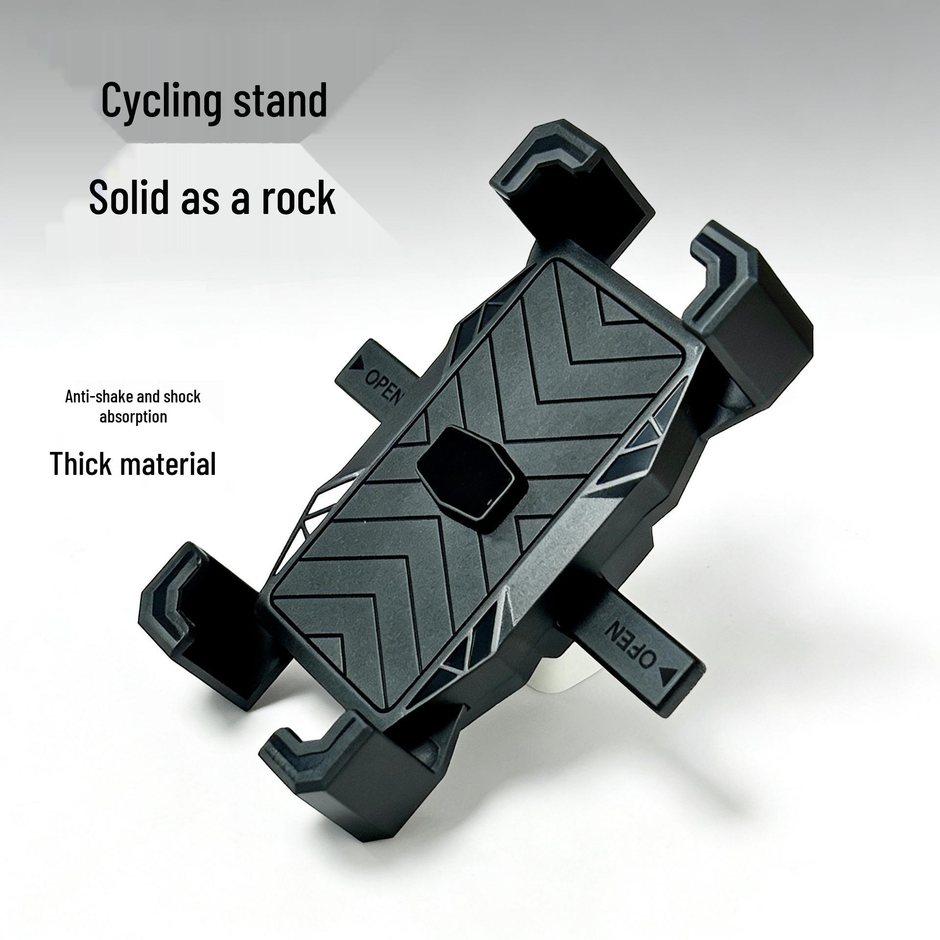 Cross-country Motorcycle & Bicycle Phone Holder: Shockproof, Upgraded for Navigation & Delivery Riders
