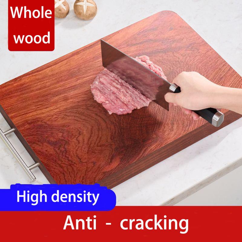 Rosewood Cutting Board Antibacterial and Mildew Resistant Solid Wood Cutting Board Kitchen Whole Wood Cutting Board
