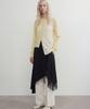 NORMOR Mixed Fabric Cardigan Butter